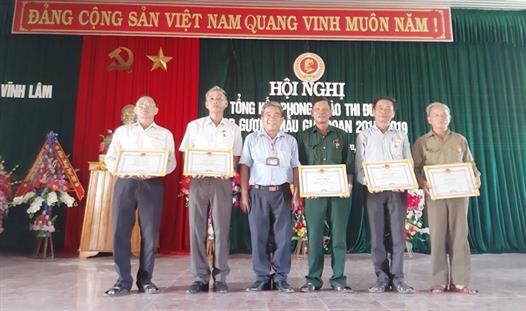 Vĩnh Lâm: Tổng kết phong trào thi đua “CCB gương mẫu” giai đoạn 2014-2019