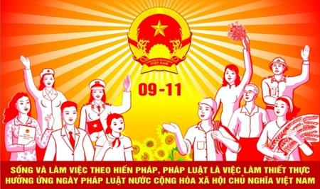 Tuyên truyền ngày pháp luật Việt Nam (9/11)